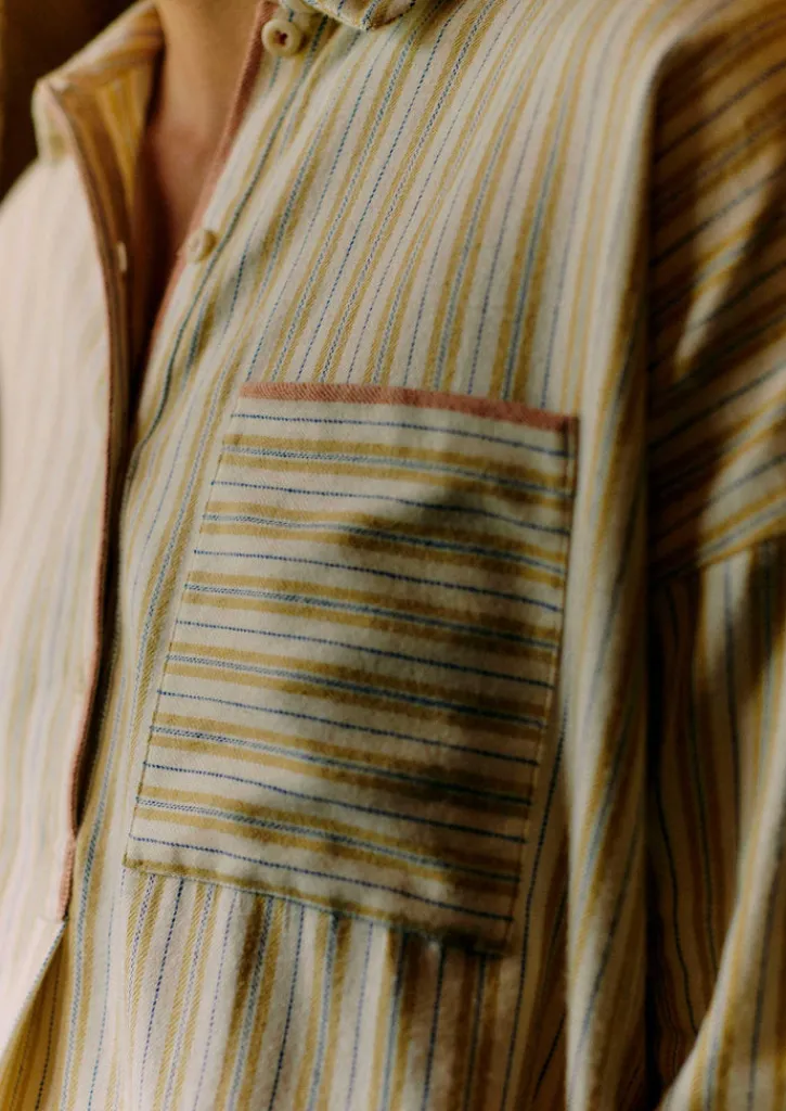 TOAST Nova Stripe Flannel Pyjamas-Women Nightwear