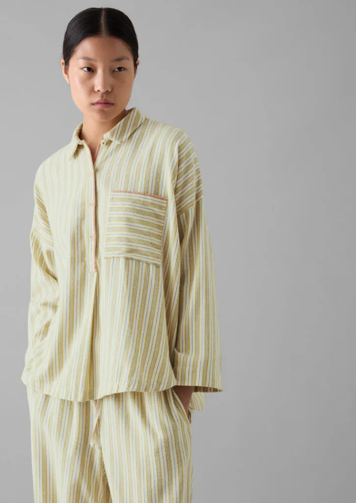 TOAST Nova Stripe Flannel Pyjamas-Women Nightwear