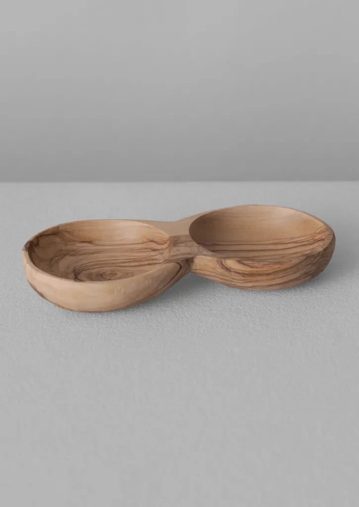 TOAST Olive Wood Seasoning Pinch Pot- Tableware