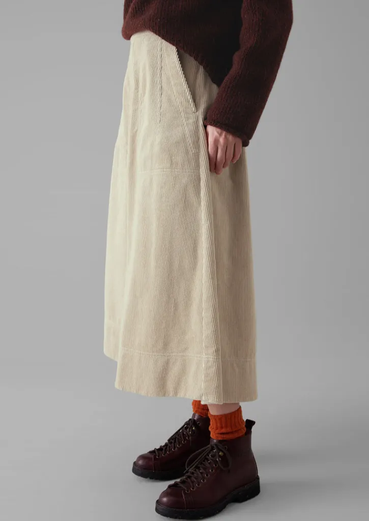 TOAST Organic Cord A Line Skirt-Women Cord|Workwear