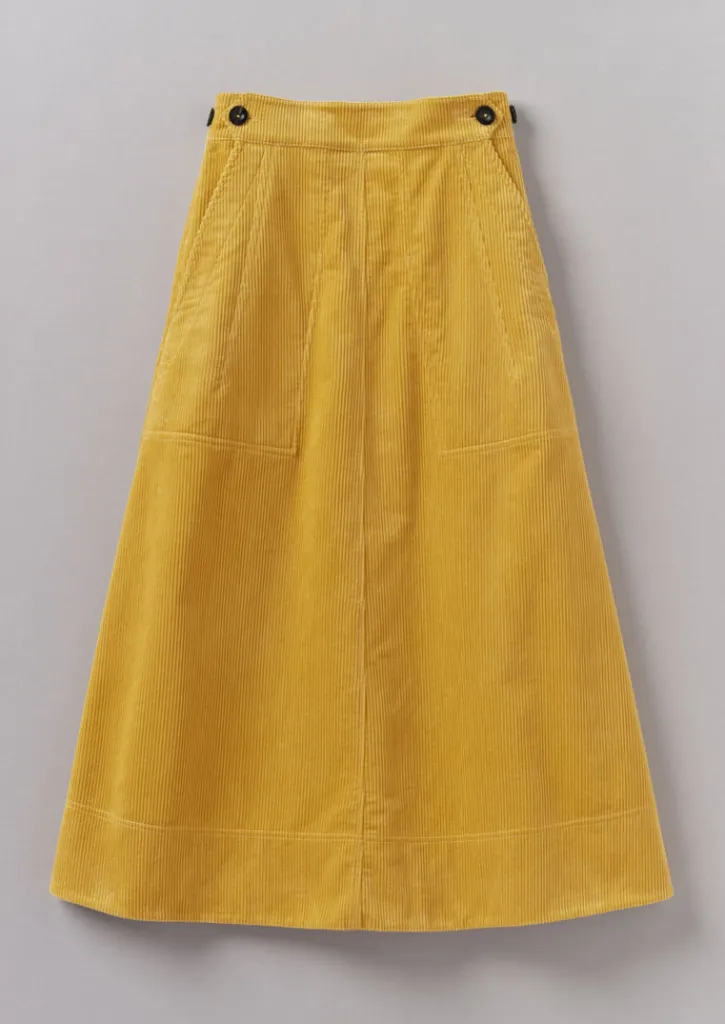 TOAST Organic Cord A Line Skirt-Women Cord|Workwear