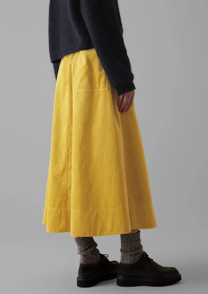 TOAST Organic Cord A Line Skirt-Women Cord|Workwear