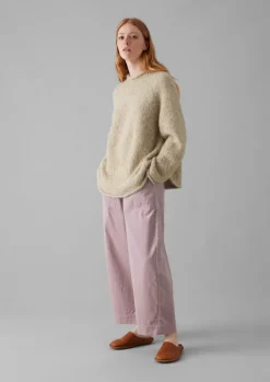 TOAST Organic Cord Barrel Leg Trousers-Women Cord|Loungewear