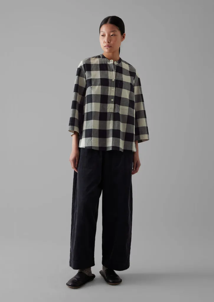 TOAST Organic Cord Barrel Leg Trousers-Women Cord|Loungewear