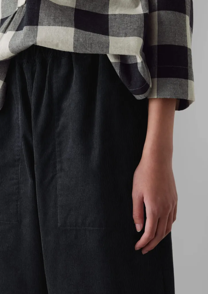 TOAST Organic Cord Barrel Leg Trousers-Women Cord|Loungewear