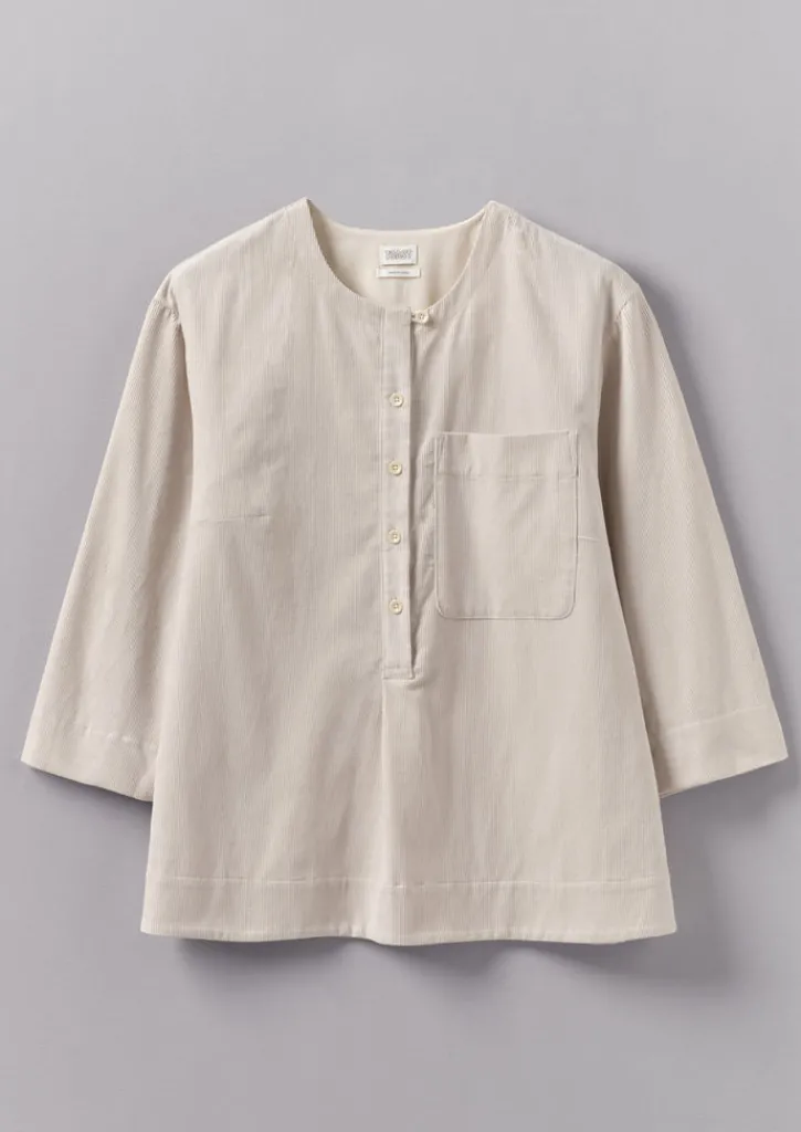 TOAST Organic Cord Patch Pocket Shirt-Women Cord|Loungewear