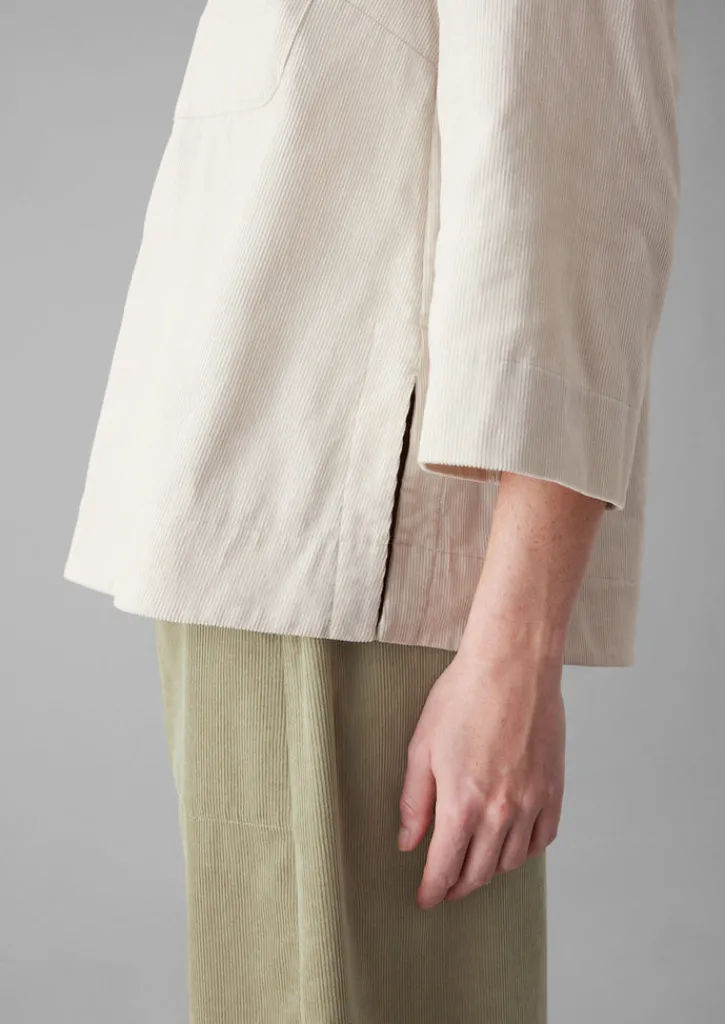 TOAST Organic Cord Patch Pocket Shirt-Women Cord|Loungewear