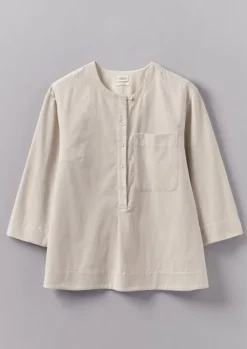 TOAST Organic Cord Patch Pocket Shirt-Women Cord|Loungewear