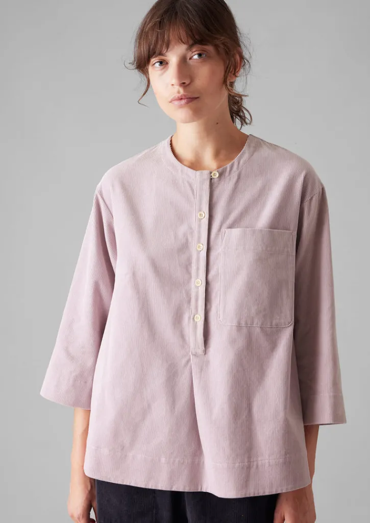 TOAST Organic Cord Patch Pocket Shirt-Women Cord|Loungewear