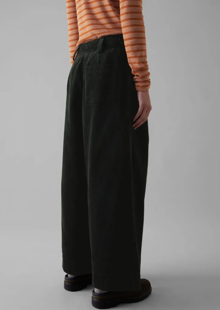 TOAST Organic Cord Pleat Front Trousers-Women Cord|Trousers