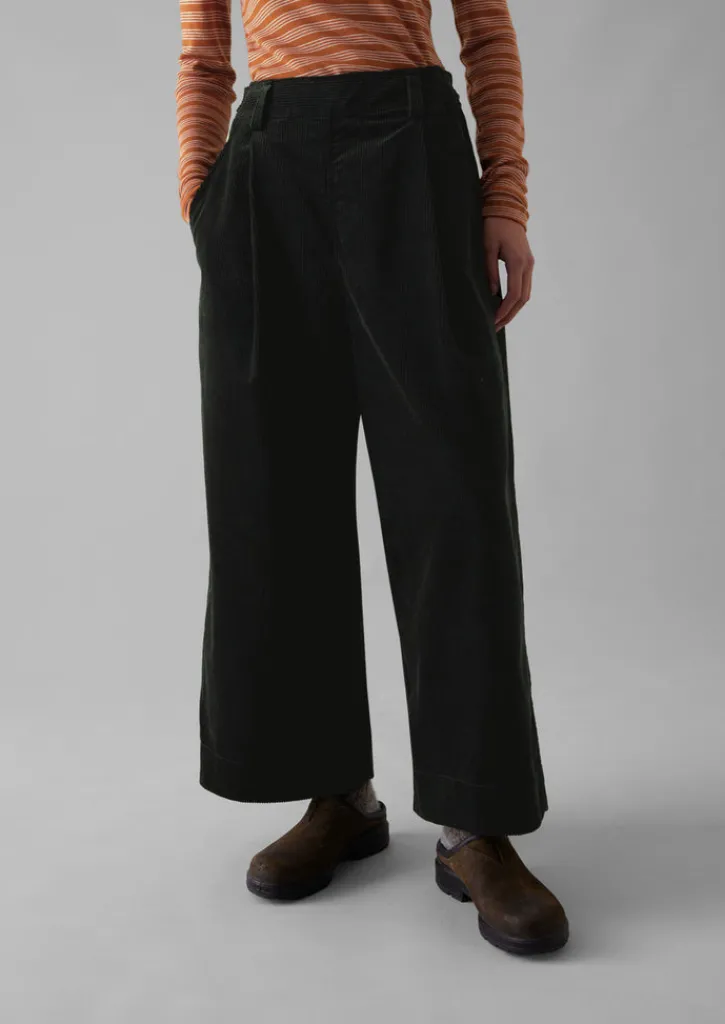 TOAST Organic Cord Pleat Front Trousers-Women Cord|Trousers