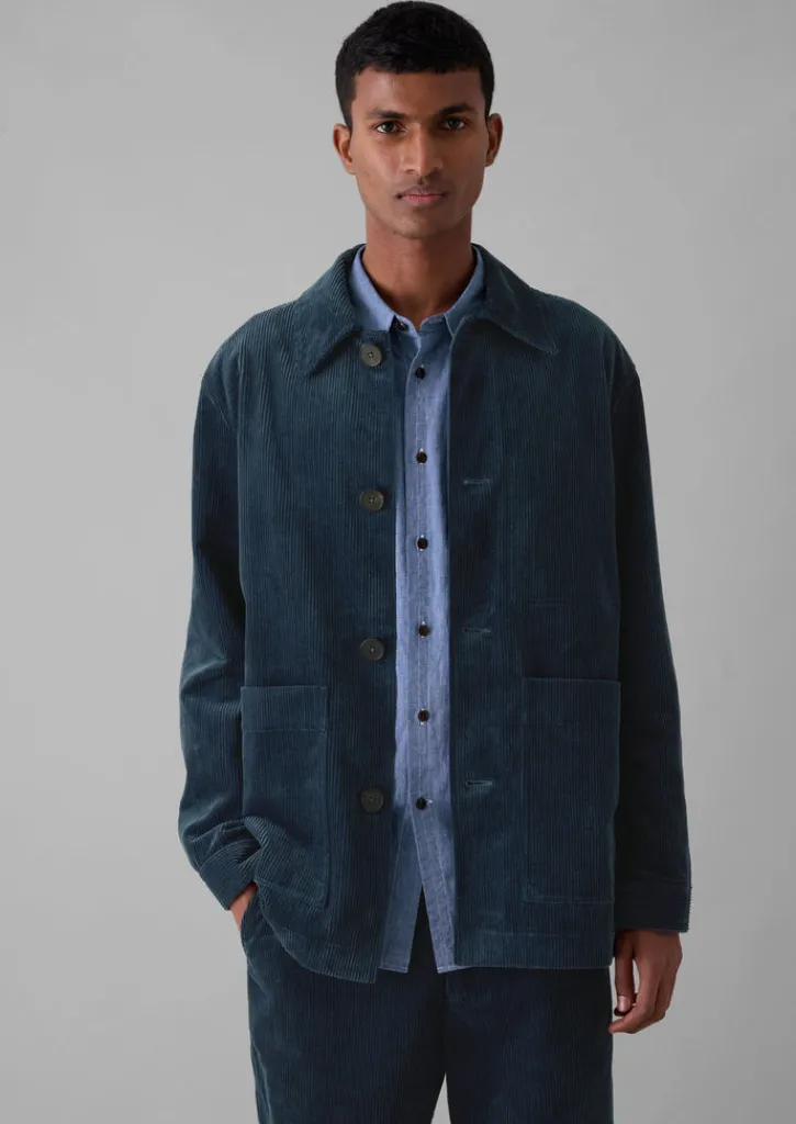 TOAST Organic Cord Point Collar Jacket- Cord|Coats & Jackets