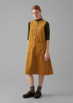 TOAST Organic Cord Sleeveless Tunic Dress-Women Cord|Dresses