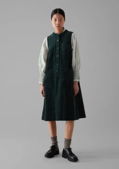 TOAST Organic Cord Sleeveless Tunic Dress-Women Cord|Dresses
