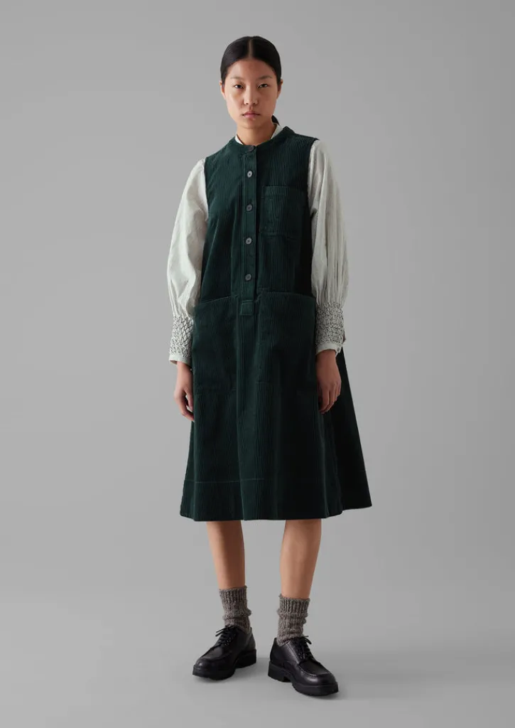 TOAST Organic Cord Sleeveless Tunic Dress-Women Cord|Dresses
