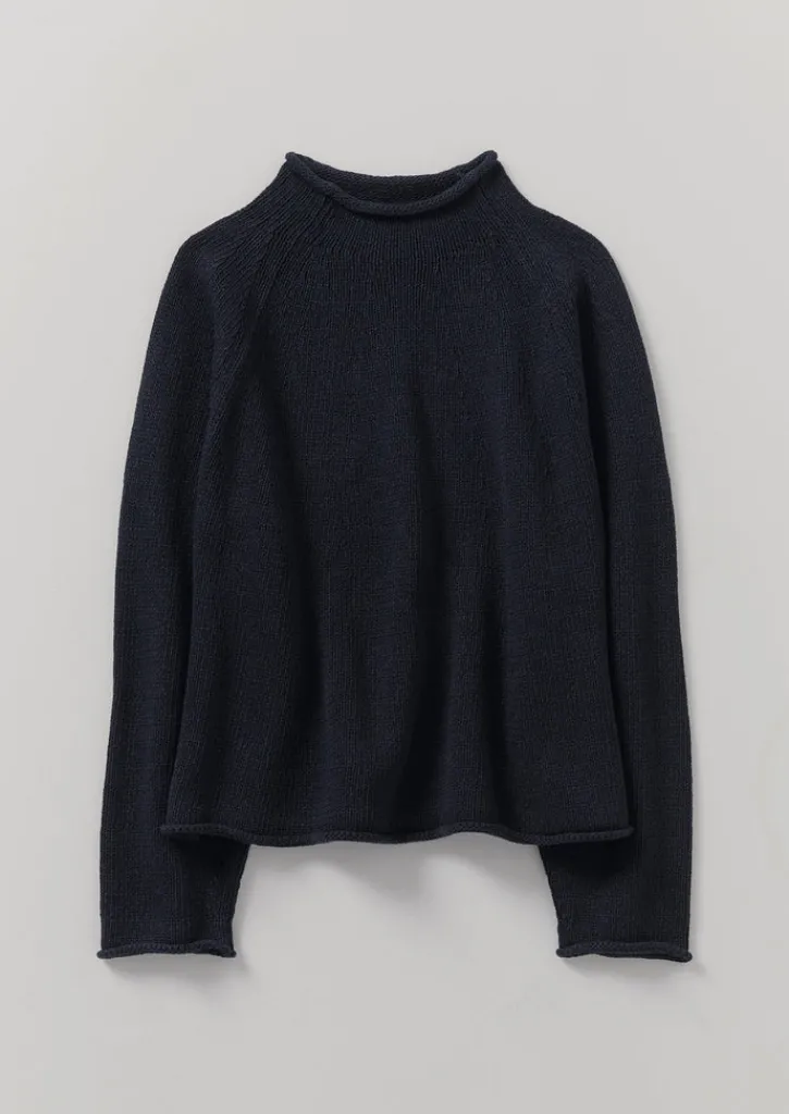 TOAST Organic Cotton Linen Easy Sweater-Women Linen|Jersey