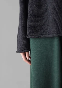 TOAST Organic Cotton Linen Easy Sweater-Women Linen|Jersey