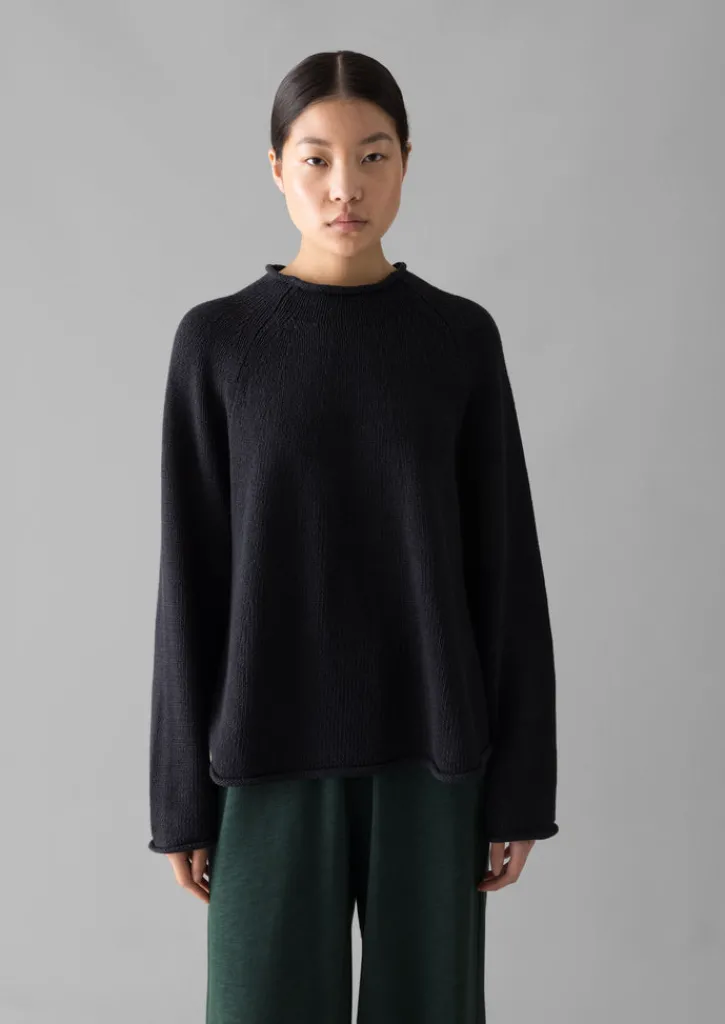 TOAST Organic Cotton Linen Easy Sweater-Women Linen|Jersey
