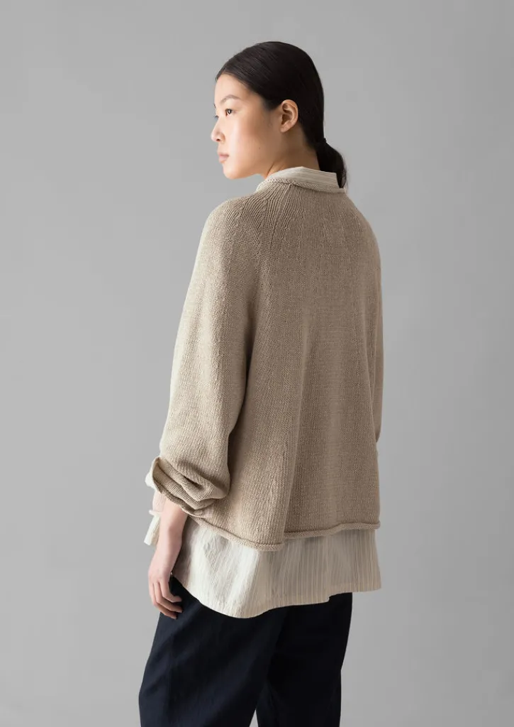 TOAST Organic Cotton Linen Easy Sweater-Women Linen|Jersey