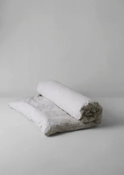 TOAST Organic Cotton Pyjama Stripe Duvet Cover- Textiles|Bed Linen