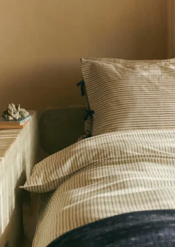TOAST Organic Cotton Pyjama Stripe Duvet Cover- Textiles|Bed Linen
