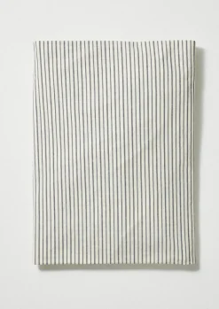 TOAST Organic Cotton Pyjama Stripe Fitted Sheet- Textiles|Bed Linen