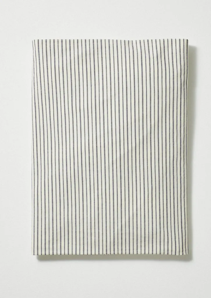 TOAST Organic Cotton Pyjama Stripe Fitted Sheet- Textiles|Bed Linen