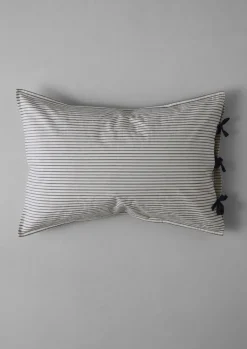 TOAST Organic Cotton Pyjama Stripe Housewife Pillowcase- Textiles|Bed Linen
