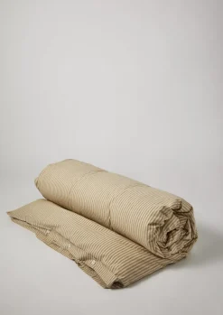 TOAST Organic Cotton Ticking Stripe Duvet Cover- Textiles|Bed Linen