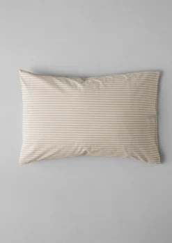 TOAST Organic Cotton Ticking Stripe Housewife Pillowcase- Textiles|Bed Linen