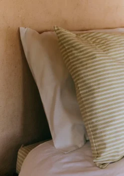 TOAST Organic Cotton Ticking Stripe Housewife Pillowcase- Textiles|Bed Linen