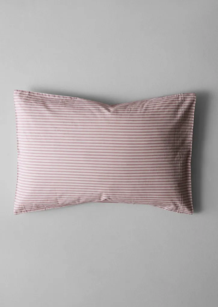 TOAST Organic Cotton Ticking Stripe Housewife Pillowcase- Textiles|Bed Linen