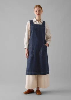 TOAST Organic Denim Cross Back Apron- Outdoor|Aprons & Tea Towels