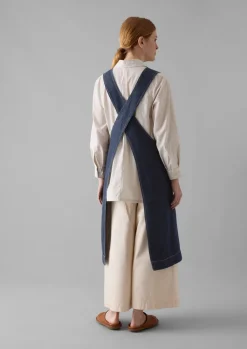 TOAST Organic Denim Cross Back Apron- Outdoor|Aprons & Tea Towels