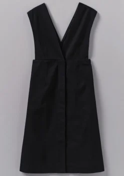 TOAST Organic Denim Pinafore Dress-Women Denim|Dresses