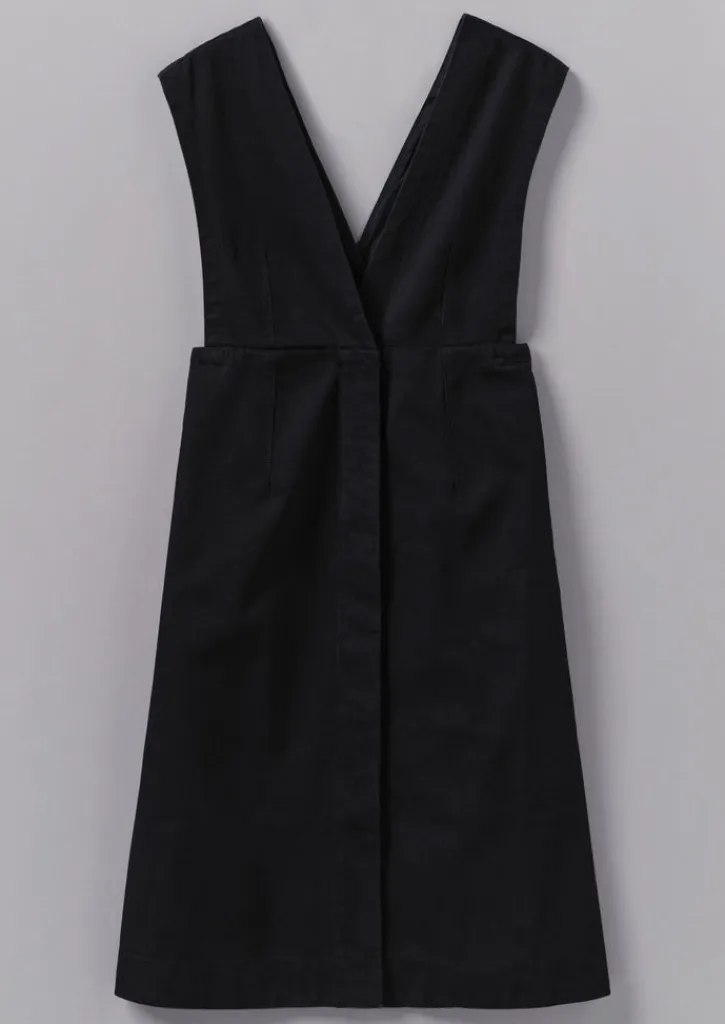 TOAST Organic Denim Pinafore Dress-Women Denim|Dresses