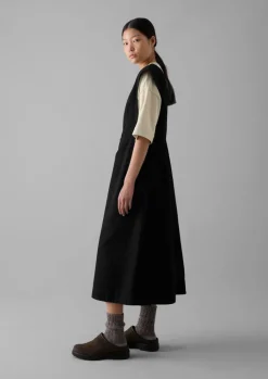TOAST Organic Denim Pinafore Dress-Women Denim|Dresses