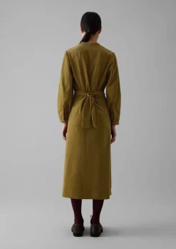 TOAST Organic Needlecord Wrap Dress-Women Cord|Dresses