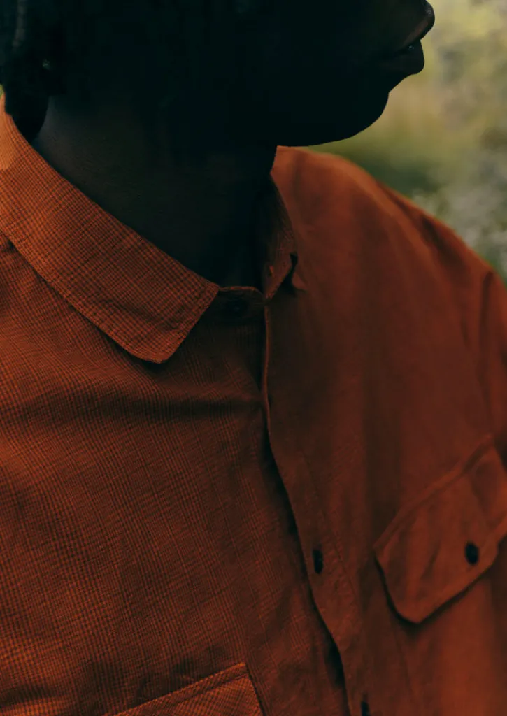 TOAST Overdyed Check Workwear Shirt- Workwear|Shirts