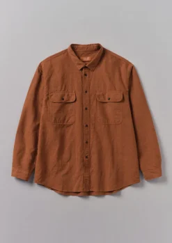 TOAST Overdyed Check Workwear Shirt- Workwear|Shirts