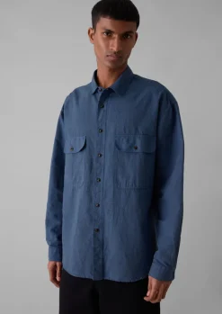 TOAST Overdyed Check Workwear Shirt- Workwear|Shirts