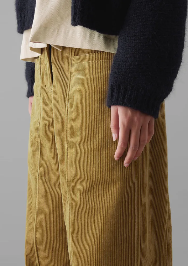 TOAST Panelled Organic Cord Trousers-Women Cord|Workwear