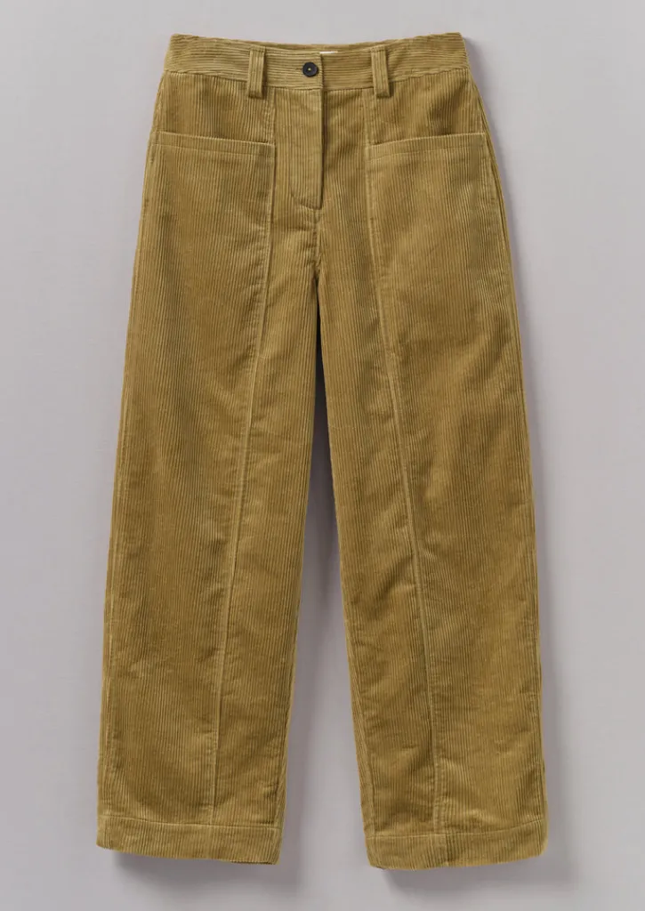 TOAST Panelled Organic Cord Trousers-Women Cord|Workwear