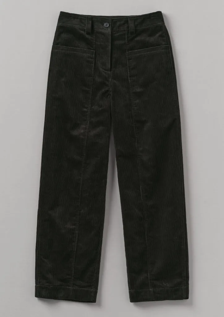 TOAST Panelled Organic Cord Trousers-Women Cord|Workwear