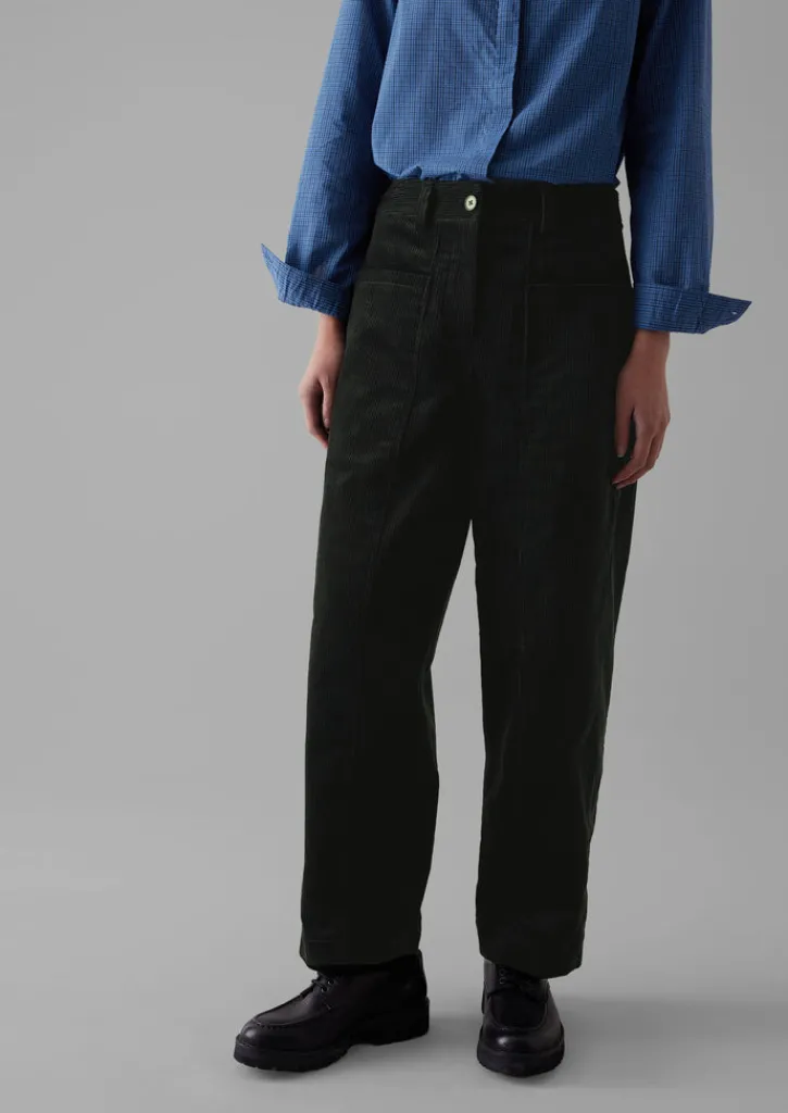 TOAST Panelled Organic Cord Trousers-Women Cord|Workwear