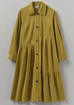 TOAST Panelled Organic Needlecord Dress-Women Cord|Dresses