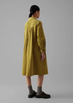 TOAST Panelled Organic Needlecord Dress-Women Cord|Dresses