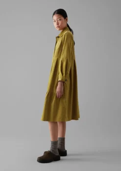 TOAST Panelled Organic Needlecord Dress-Women Cord|Dresses