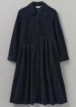 TOAST Panelled Organic Needlecord Dress-Women Cord|Dresses