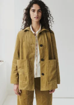 TOAST Patch Pocket Organic Cord Jacket-Women Cord|Workwear
